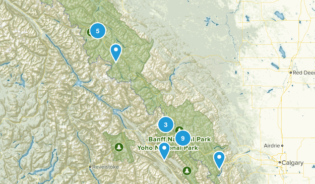 Canadian Rockies Map
