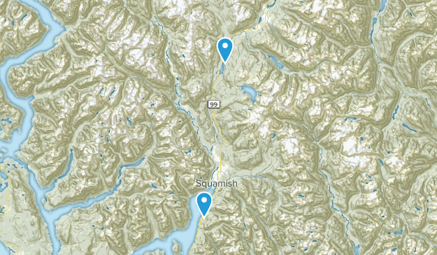 Squamish Road Trip Map