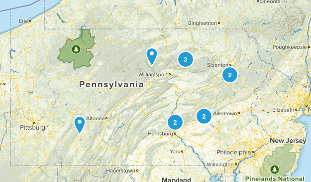Backpacking Map
