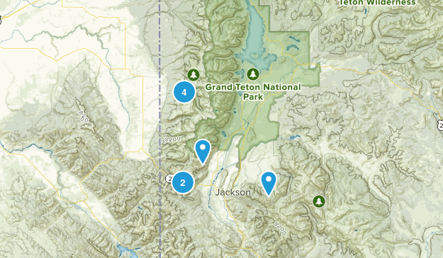 Teton Trip Map