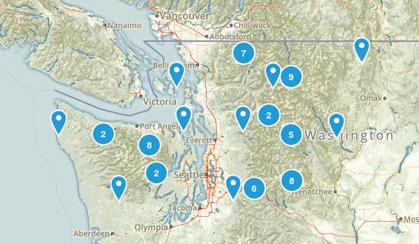 Washington 5 Star Map