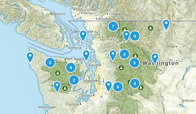 Washington 5 Star Map