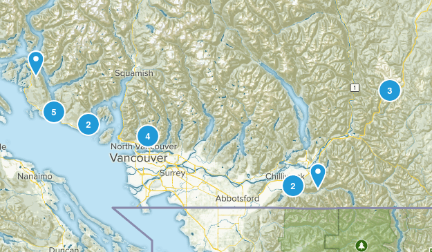 western bc Map