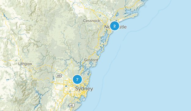 Great North Walk Map