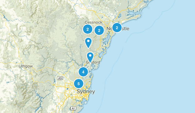 Great North Walk Map