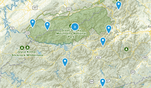 The Great Smokys Map
