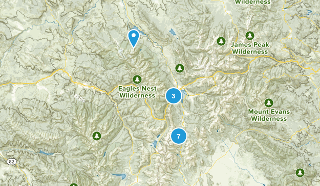 Breck hikes Map