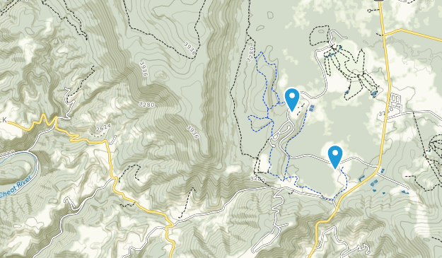Blackwater wv Map