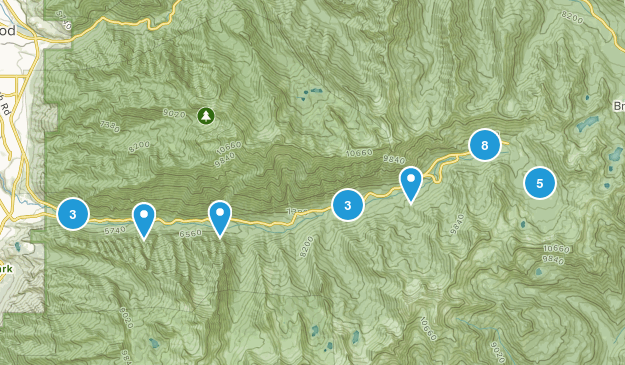 Little Cottonwood Canyon Map