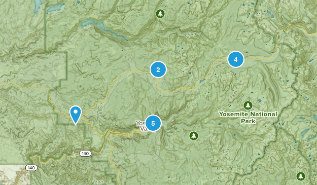 Yosemite Map