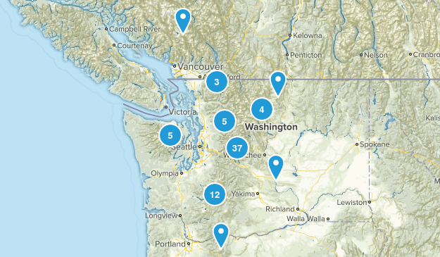 1 night trips Map
