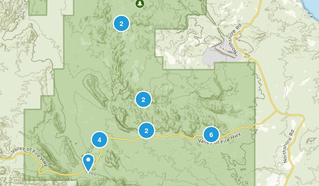valley of fire Map