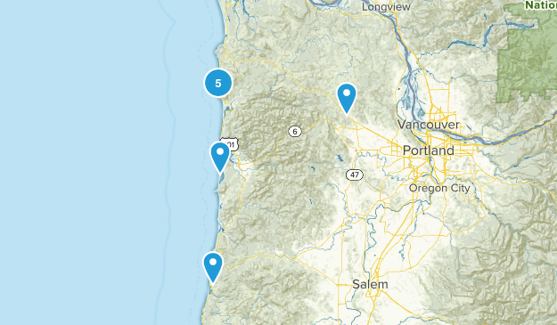 beach hikes Map