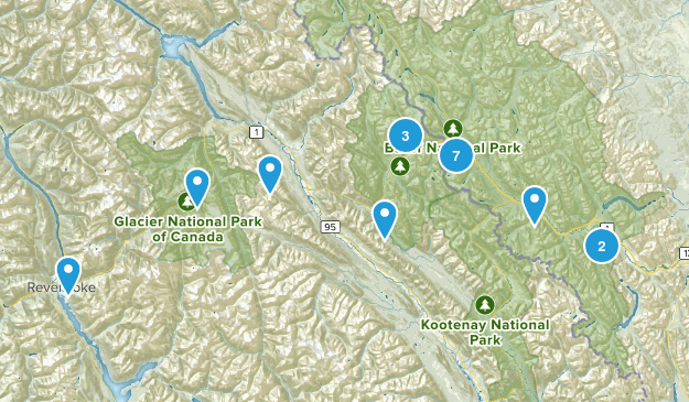 banf trip Map