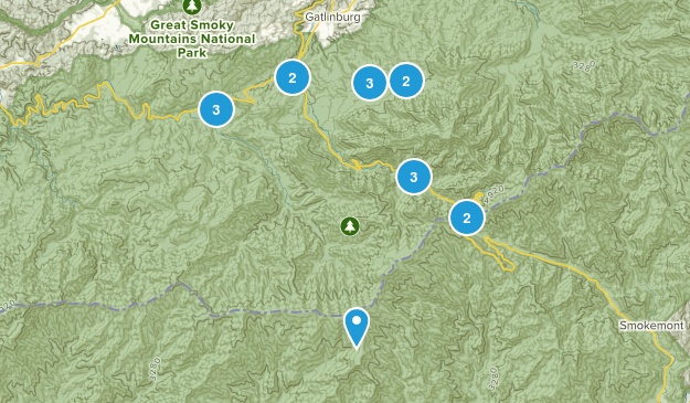 Great Smoky Mountains Map