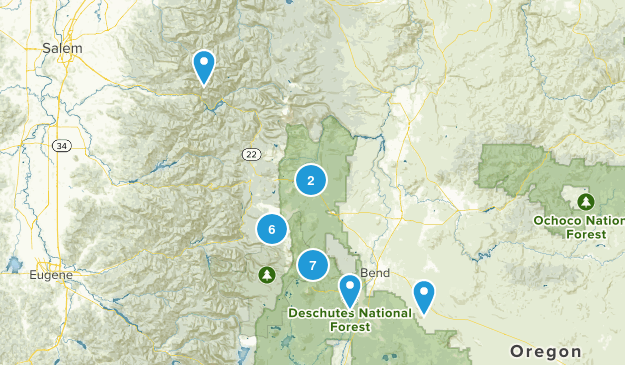 Summer Hiking Map