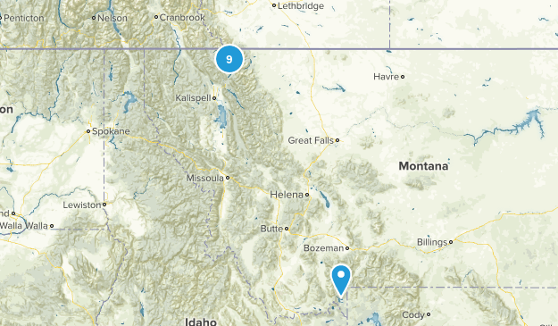 big sky country Map