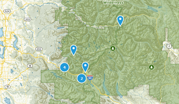 Snoqualmie Pass Map