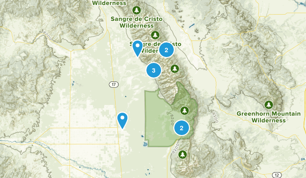 crestone area Map