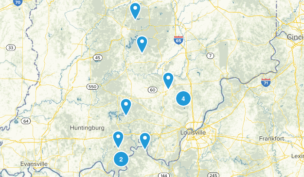 Hoosier National Map