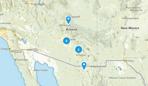 Hikes to do Map