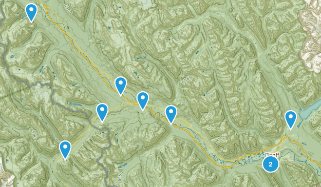 Banff Map