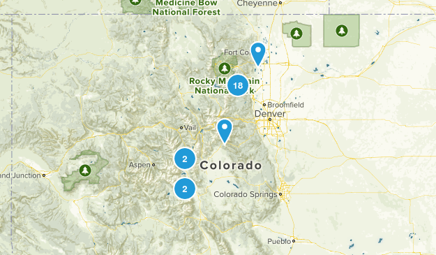 Completed Hikes Map