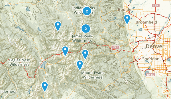 Day hikes Map