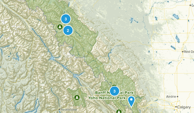 Banff & Jasper Map
