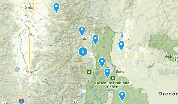 Bend, Oregon Map