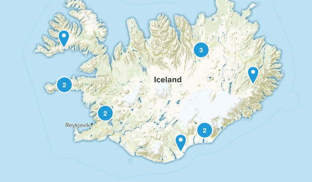 Iceland 2018 Map