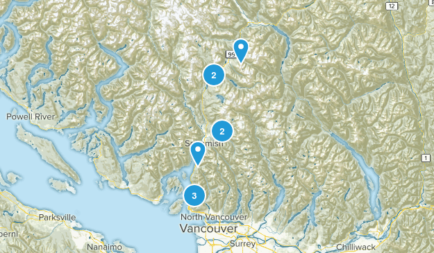 Hiking List Map