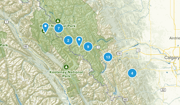 Banff Map