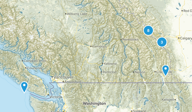 backpacking Map