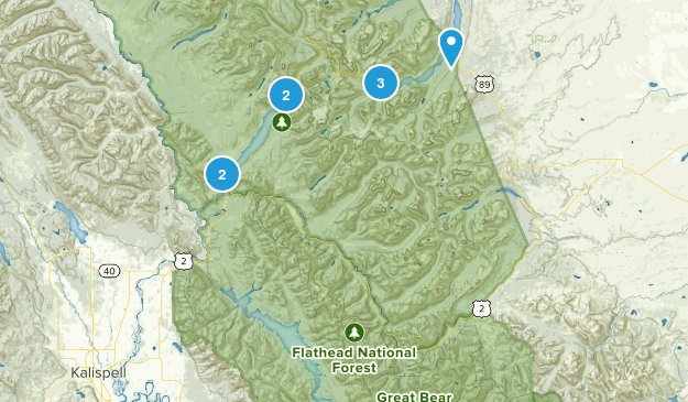 Glacier Map