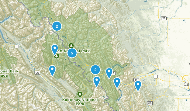 Banff National Park Map