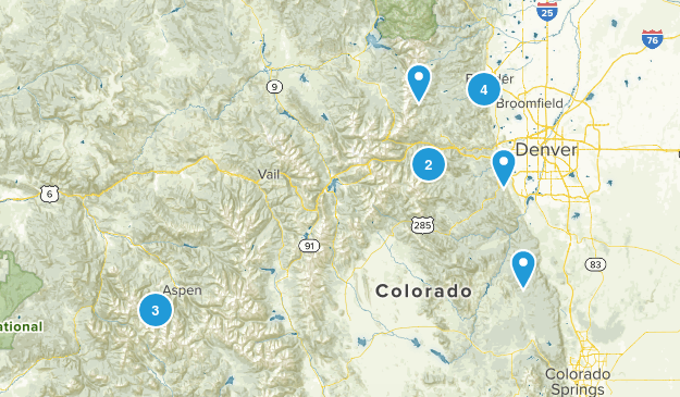 Completed Hikes Map