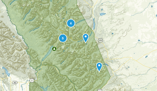 Glacier National Park Map