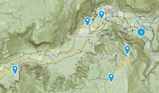 Yosemite Map