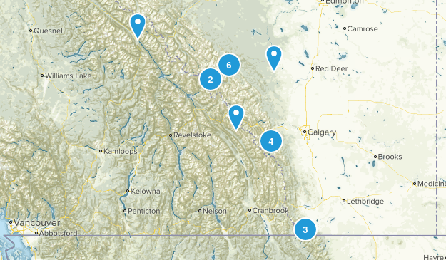 trails ive done Map