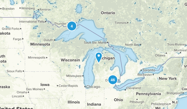 Trails to do Map