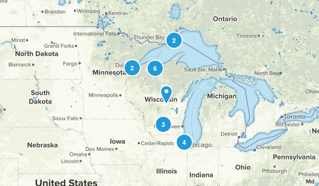 Midwest Trip Map