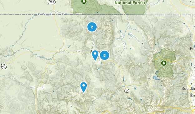 hikes to do near Steamboat Map