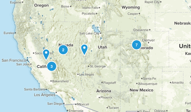 Mountain hikes Map