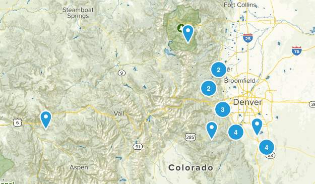 Pregnancy Hikes Map