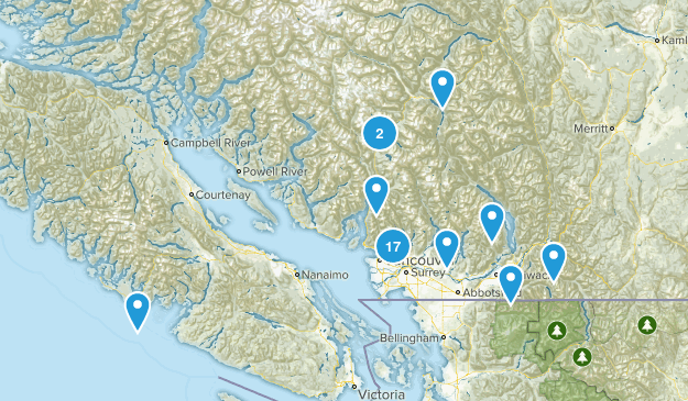 Hikes Done Map