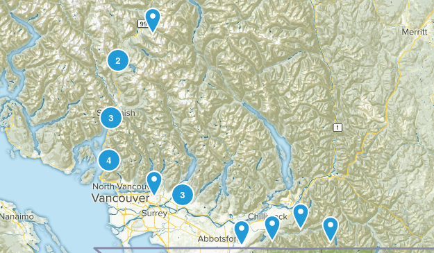 Hikes to do Map