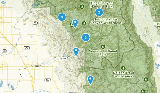 Sequoia NP Map