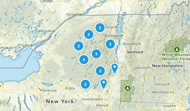 adk fire towers Map