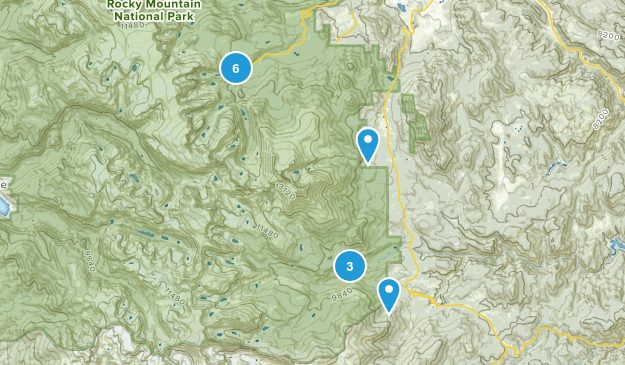 Rocky Mountain National Park Map